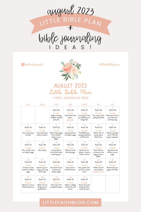 Little Bible Plan August Bible Challenge 2024, August Bible Study Plan, Monthly Scripture Reading Plan, Daily Bible Reading Plan, Bible Journaling Ideas, The Book Of Romans, Study Topics, Bible In A Year, Bible Study Topics