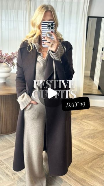 Melissa Murrell on Instagram: "Comment the word  SHOP below to receive a DM with the link to shop this post on my LTK ⬇ https://liketk.it/4W6rM   Day 19 of 30 outfits and we’re back in the comfy, cosy clothes!   The easiest way to leave the house looking half decent, is by pairing a matching co-ord set with a wool coat.   This will instantly elevate the outfit and will provide some structure to a very relaxed outfit.  Most people look and feel better with structured clothes so it’s a quick styling win where you get to wear your cosy clothes but have all the benefits that a structured piece provides.   The loungewear piece definitely DOES NOT have to be cashmere, a matching jogging set works in exactly the same way so we’ve included some similar pieces on our ltk shop for you.  Ps. You can Melissa Murrell Outfits, Co Ords Outfits Winter, Melissa Murrell, Cosy Clothes, Co Ords Outfits, Cosy Outfit, 30 Outfits, Relaxed Outfit, Matching Sets Outfit