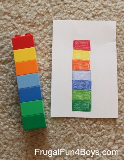 Activities With Blocks For Preschoolers, Pattern Matching Activities, Building Preschool Activities, Color Activity Preschool, Preschool Matching Activities, Color Activities For Preschoolers, Preschool Math Activities, Pattern Cards, Preschool Colors