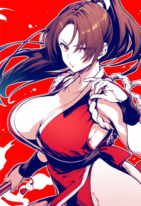 Mai King Of Fighters, Shiranui Mai, Snk King Of Fighters, Dragon Z, Street Fighter Art, Arte Alien, Romantic Manga, Chun Li, Anime Fnaf