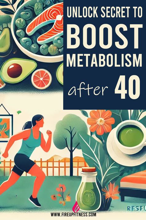 🔥 Unlock the Secret to Boost Metabolism After 40! How To Restart Your Metabolism, Metabolic Boosting Foods, Slow Metabolism Tips, How To Reset Your Metabolism, Boost Metabolism After 40, Super Foods To Boost Metabolism, How To Increase Metabolism For Women, How To Boost Your Metabolism, Increase Metabolism For Women