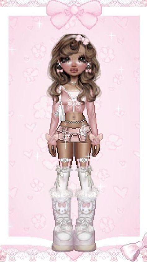 Fancy Dress Code, Edm Outfits, Bratz Inspired Outfits, Fashion Gal, Birthday Fits, Gyaru Fashion, Cartoon Outfits, Virtual Fashion, Pink Outfits