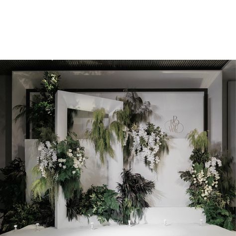 Wedding Draping Backdrop, Flower Backdrop Wedding, Wedding Background Decoration, Minimalist Wedding Decor, Wedding Entrance Decor, Elegant Modern Wedding, Wedding Stage Design, Dream Wedding Decorations, Wedding Backdrop Design