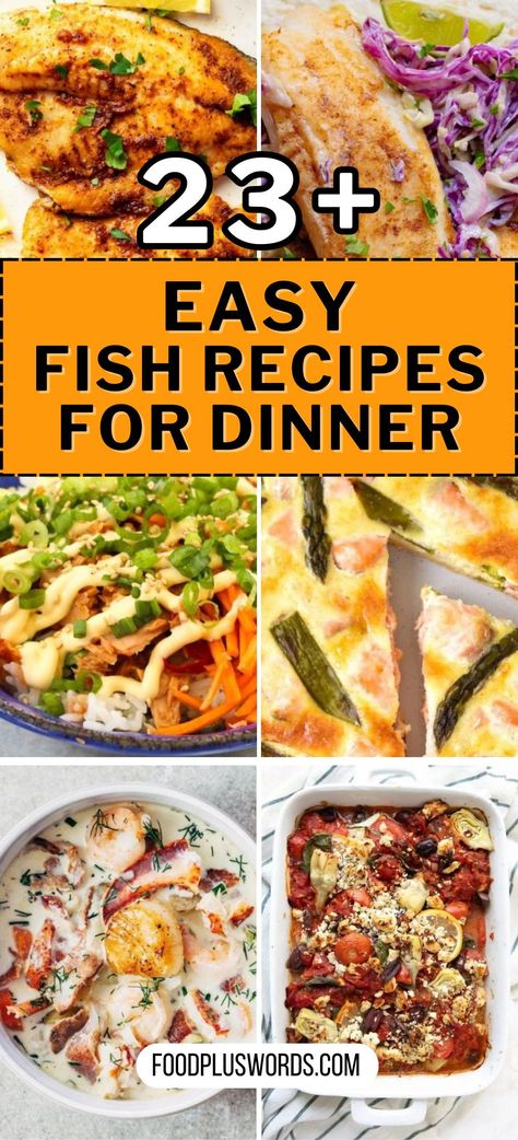 Try our best fish recipes ever for dinner tonight and taste the difference. Whether you prefer baked or air-fried options, these dishes are simple, nutritious, and perfect for any occasion. Elevate your meals with the goodness of healthy fish recipes that cater to both your taste buds and well-being. Fish Recipe For People Who Dont Like Fish, Cooked Fish Recipes, Fish For Beginners Cooking, Fish Recipes For People Who Hate Fish, Fish Recipes For Lunch, Fish Recipes For Dinner, Healthiest Fish To Eat, Fish Dishes Healthy, Best Fish Recipe Ever