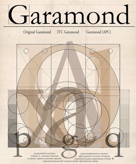 Garamond Typography Poster, Garamond Font Poster, Garamond Poster, Type Specimen Poster, Typography Book Layout, Best Calligraphy Fonts, Garamond Font, Type Specimen Book, Typeface Poster