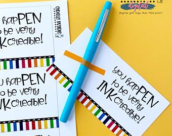 Teacher Appreciation Marker Tag, Teacher Appreciation Activities For Staff, Pun Gifts Coworker, Sharpie Gift Tag, Val Pal Gift Ideas, Para Appreciation Gifts, Fun Employee Appreciation Ideas, Church Volunteer Appreciation Gifts, Employee Application