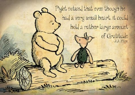 An Attitude of Gratitude as a Relationship Rx - LuvzeFacebookPinterestTwitterYouTube Pooh And Piglet, Thankful Thursday, Winnie The Pooh Quotes, A Course In Miracles, Winnie The Pooh Friends, Pooh Quotes, Attitude Of Gratitude, Gratitude Quotes, So Many People