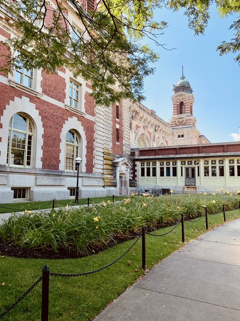 Ellis Island Immigrant Building Ellis Island Aesthetic, Nyc 2023, Island Aesthetic, Ellis Island, Nyc Trip, Spring Break, New York, Building, Instagram