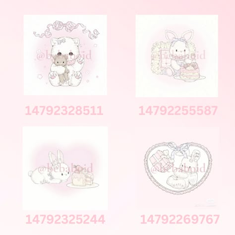 aesthetic poster decals, pink, white, aesthetic, coquette, bloxburgbuild, bloxburgdesign, bloxburgroleplay, bows, plushies, kittens, cat , decals, bunnies, bear, cute Decal Numbers For Bloxburg, Bunny Decals Bloxburg, Roblox Decals Royale High, White Decals Bloxburg, Coquette Decals, Pink Decals Bloxburg, Coquette Decals Bloxburg, Pink Bloxburg Decals, Coquette Bloxburg Decals