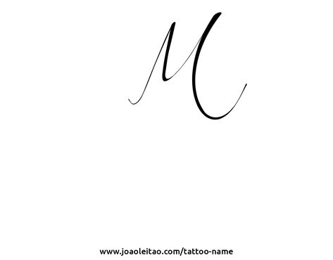 Make it Yourself - Online Tattoo Name Creator Cursive M Tattoo, Letter M Tattoo Ideas, Letter M Tattoos, James Tattoo, I Love Glitter Font, M Tattoo, Tattoo Alphabet, Tattoo Name Fonts, Alphabet Frames