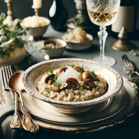 The Ultimate Wedding Food Menu List Delicious Options for Your Special Day (5) Gourmet Risotto, Risotto Gourmet, Wedding Food Menu, Menu List, Mushroom Risotto, Wedding Food, Wedding Images, Food Menu, Parmesan