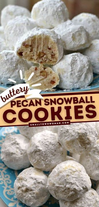 Pecan Snowballs, Pecan Snowball Cookies, Snowball Cookie Recipe, Russian Tea Cake, Mexican Wedding Cookies, Snowball Cookies, Lost 100 Pounds, Quit Drinking, Tea Cookies