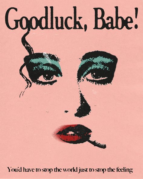 chappell roan 'good luck, babe' fan art by philippetrieTV on twitter. Red Poster Aesthetic Vintage, Chapelle Roan Album Cover, Country Music Prints, Chappell Roan Graphic Design, Good Luck Babe Poster, Chappell Roan Album Cover, Chapelle Roan Poster, Chappell Roan Print, Chappell Roan Good Luck Babe