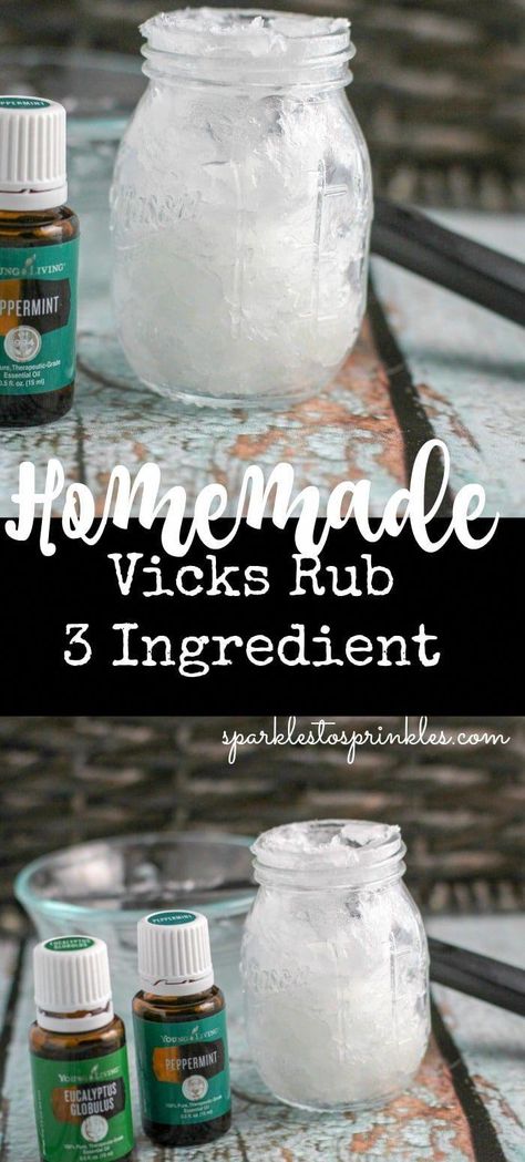 Homemade Vicks Rub with Essential Oils using only 3 Ingredients. All natural, chemical free, and works amazingly well. Ease your child’s congestion with this homemade vapor rub. Pin for Later! #vicks #vicksvaporub #essentialoils #chemicalfree Homemade Vicks, Vicks Rub, Vapo Rub, Vicks Vapor, Vicks Vaporub Uses, Healing Tips, Uses For Vicks, Vapor Rub, Eucalyptus Globulus