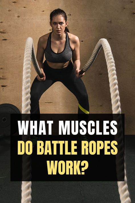 Battle ropes have quickly risen to the top of fitness enthusiasts’ list of training equipment. They provide many benefits and help you improve in the short term. These ropes can work as full-body workouts. But what muscles do battle ropes work exactly? Read more! Heavy Rope Workout, Exercise Rope Workouts, Rope Workouts For Women, Diy Battle Ropes, Rope Exercise Training At Home, Battle Ropes At Home, Weighted Rope Exercises, Rope Workouts Gym, Battle Rope Workout Beginner