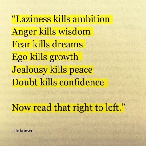 Watch out for these silent killers: laziness, anger, fear, ego, jealousy, and doubt. 🛑 They might just be holding you back from greatness. 🌟💪 Follow 👉 @dailymotivations4uall for more motivational and uplifting posts. Drop a ❤️ if you agree. Credits to respective owner 🙏 No copyright infringement intended. This post is shared for the purpose of spreading positivity. If the content owner has any issue, kindly send a direct message, will be happy to remove the post. #stayfocused #motivatio... Silent Anger, Just Be Held, Killer Quote, Spreading Positivity, Winter Soldier Bucky, Copyright Infringement, Stay Focused, Winter Soldier, Anger