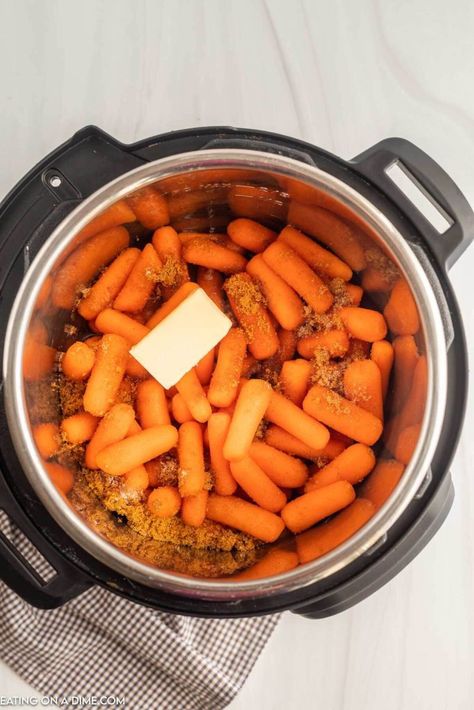 Instant Pot Glazed Carrots, Instant Pot Veggies, Glazed Carrots Recipe, Carrots Recipe, Pot Recipes Easy, Best Instant Pot Recipe, Glazed Carrots, Instant Pot Recipes Chicken, Thanksgiving Side