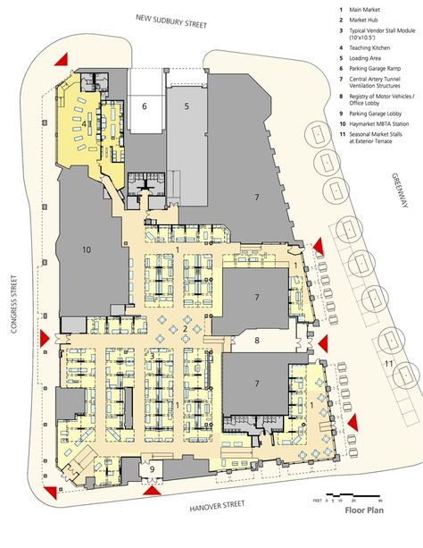 Boston Public Market,Floor Plan Hyper Market Design Plan, Public Market Design, Market Design Architecture Concept, Market Floor Plan Architecture, Supermarket Floor Plan, Market Place Design Architecture, Market Plan Architecture, Public Market Design Architecture, Market Architecture Concept