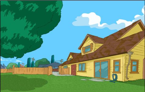 Phineas And Ferb House, Phineas And Ferb Background, Zoom Wallpaper, Computer Wallpaper Hd, Phineas E Ferb, Disney Room Decor, Rock Argentino, Phineas Y Ferb, House Cartoon