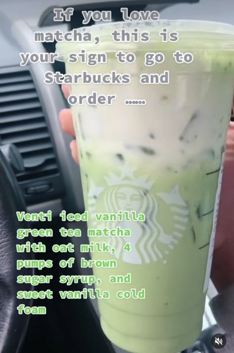 Starbucks Orders To Try Frappe, Match Starbucks Drinks, Matcha Drinks Starbucks, Starbucks Secret Menu Drinks Frappuccino, Starbucks Drinks Matcha, Matcha Starbucks Drinks Order, Starbucks Tea Recipes, Starbucks Matcha Drinks, Starbucks Green Tea