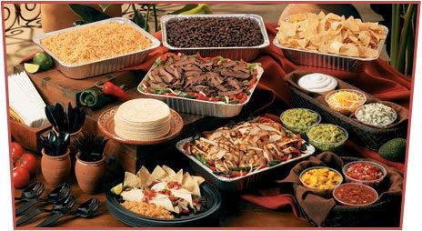 Mexican Food at Wedding Reception -repinned from LA County, California ceremony officiant https://OfficiantGuy.com #losangeles #weddings Fajita Bar, Ideas Para Catering, Taco Station, Taco Bar Wedding, Burrito Bar, Taco Bar Party, Bbq Wedding Reception, Chicken Shredded, Gourmet Catering