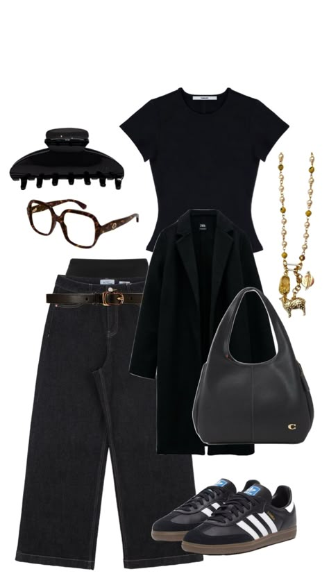 Black Jeans Outfit, Aesthetic Style, Outfit Idea, Black Outfit, Victoria Beckham, Group Chat, Black Jeans, Black