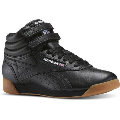 Reebok Freestyle Hi Fitness ($70) ❤ liked on Polyvore featuring shoes, shock absorbing shoes, reebok footwear, reebok shoes, strap shoes and leather upper shoes Reebok Freestyle Hi, Reebok Freestyle, Shoes Reebok, Classy Girl, Reebok Sneakers, Nike Air Force Ones, Reebok Shoes, Strap Shoes, Girls Sneakers