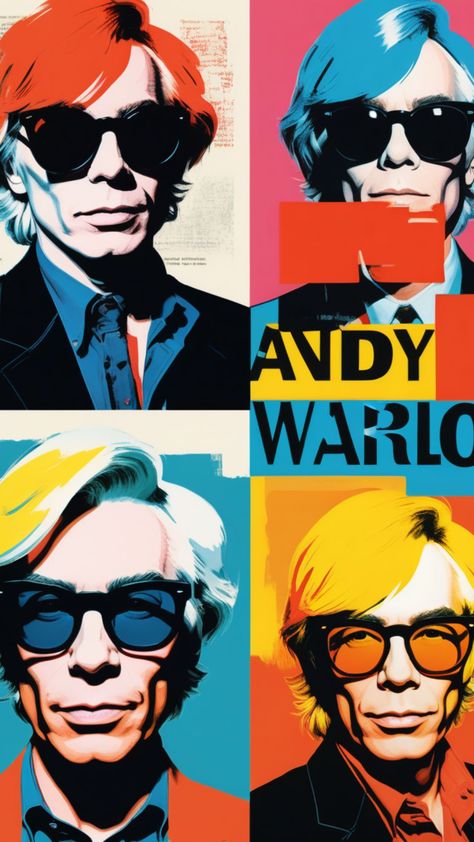 Andy Warhol | Art | Fantasy | Beautiful | Inspiring | Pop art | Modern art | 1960s Pop Art, Andy Pandy, Andy Warhol Artwork, Andy Warhol Portraits, Pop Art Andy Warhol, Comics Ideas, Andy Warhol Pop Art, Pop Art Background, Pop Art Modern