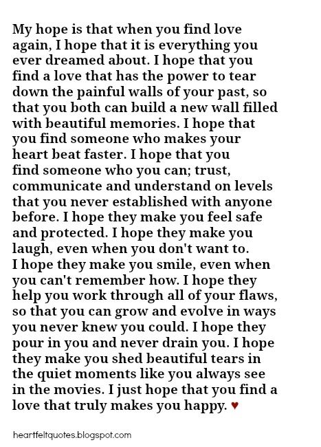 I hope you find a love that truly makes you happy. Missing You Break Up Quotes, Goodbye Quotes For Him Relationships, Hopeful Breakup Quotes, Should We Break Up Quotes, Break Love Quotes, Breaking Up Text Messages For Him, Last Goodbye Text For Him, I Love You Goodbye Quotes For Him, Break Up Messages Relationships