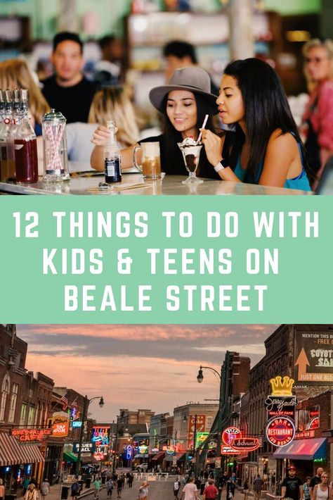 Nashville Tennessee With Teens, Memphis Tennessee Restaurants, Memphis Tennessee Vacation, Things To Do In Memphis, Christmas Trips, Memphis Restaurants, Beale Street Memphis, Southern Road Trips, Tennessee Road Trip