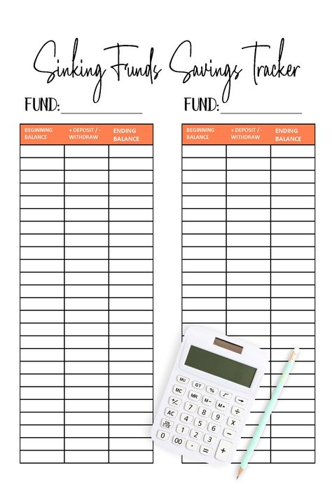 Sinking Funds Printable Free, Sinking Funds Tracker, Budget Mom, Dave Ramsey Budgeting, Tracker Free, Monthly Savings, Saving Plan, Saving Strategies, Mom Printable