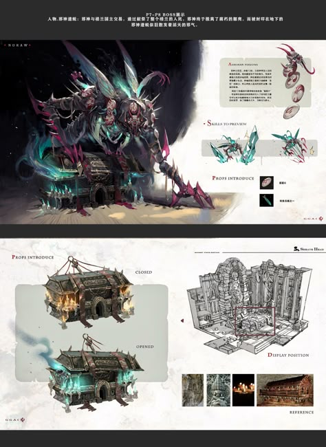 Concept Artist Portfolio, Concept Art Books, Book Illustration Layout, Presentation Slides Design, Props Concept, Bronze Award, Concept Art Character, Artist Portfolio, Prop Design