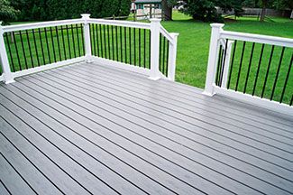 DIY Q&A - Home Improvement Database and Library Trex Decking Ideas, Unique Deck Railing Ideas, Lakehouse Deck, Pool Side Ideas, Board And Batten Diy, Deck Paint Colors, Porch Rails, Batten Diy, Beach Exterior