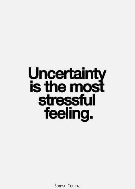 Yet it is an integral part of life and a lesson we are called to deal with, totally beyond our control. Uncertainty Quotes, Inspirational Quotes Pictures, Health Quotes, A Quote, True Words, Soul Food, Great Quotes, Picture Quotes, Words Quotes