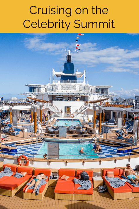 Here's our take on what it's like to cruise on the Celebrity Summit  via @traveleraddicts Cruise To Bahamas, Celebrity Summit, Singles Cruise, Romantic Cruise, Bahamas Vacation, Bahamas Cruise, Alaskan Cruise, Mediterranean Cruise, Celebrity Cruises