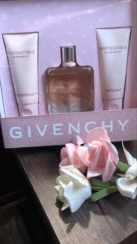 Irresistible givenchy Givenchy Aesthetic, Autumn Goals, Perfume Package, Givenchy Irresistible, Perfume Packaging, Beautiful Perfume Bottle, Beautiful Perfume, Perfume Lover, Dreamy Room