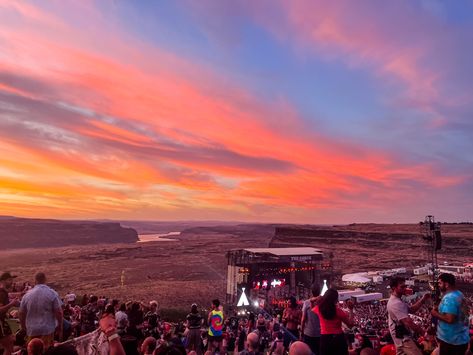 Lumineers Concert, The Gorge Amphitheater, Project 2025, 2024 Board, Noah Kahan, The Gorge, Concert Venue, Concert Aesthetic, Outdoor Concert