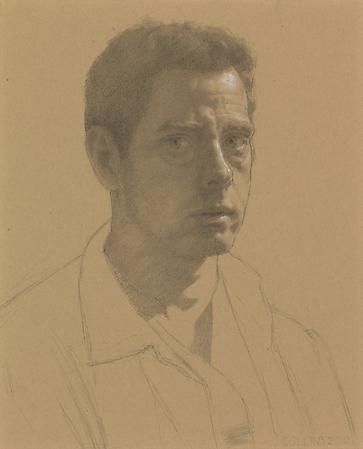 jacob collins | jacob collins self portrait 11x9 jacob collins is certainly one… Jacob Collins, Post Soviet, Pencil Drawing, Self Portrait, Pencil Drawings, Decoupage, Painter, Interview, Art Painting