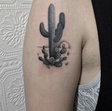 Canyon Tattoo, Cactus Tattoos, Desert Tattoo, Succulent Tattoo, Arizona Tattoo, Tattoo Black And White, Tatuagem Masculina Pequena, Cactus Tattoo, Epic Tattoo