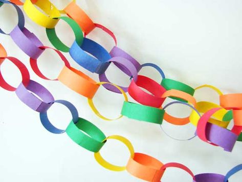 Kindness Chain, Lds Primary Chorister Ideas, Rainbow Party Decorations, Primary Singing Time, Paper Chain, Rainbow Parties, Paper Chains, Rainbow Paper, Rainbow Birthday Party