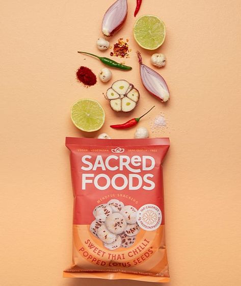 Healthy Snack Brands, Interesting Packaging, Chip Packaging, Product Advertising, Snack Brands, Food Ad, Food Photoshoot, Food Label, Food Advertising