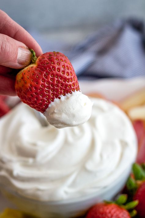 Cream Cheese Coconut Fruit Dip – 5 Boys Baker Coconut Fruit Dip, Coconut Fruit, Coconut Ginger, Sweet Dips, Cream Cheese Dips, Cold Appetizers, Fruit Dip, Summer Picnic, Simple Ingredient