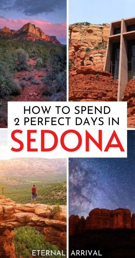 Traveling to Sedona, Arizona? Here’s your perfect weekend in Sedona itinerary! Sedona hikes | Sedona Arizona photography spots | Sedona travel guide | Arizona travel Sedona | Sedona weekend getaway | Sedona girls weekend | two days in Sedona | 2 day Sedona itinerary | Sedona weekend itinerary | Weekend in Sedona Arizona | Sedona weekend trip | Sedona Arizona itinerary | Sedona itinerary things to do | things to do in Sedona | Arizona travel Sedona 3 Day Itinerary, Sedona Itinerary Things To Do, Sedona Itinerary, Arizona Itinerary, Domestic Trips, Sedona Arizona Travel, Sedona Hikes, Sedona Travel, Arizona Adventure