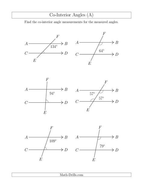 Corresponding Angles, Types Of Angles Worksheet, Angle Relationships 7th Grade, Alternate Interior Angles, Maths Notes, Geometry Angles, Congruent Triangles, Complementary Angles, Exterior Angles