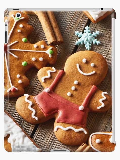 Holiday gingerbread cookies artwork design. • Millions of unique designs by independent artists. Find your thing. Holiday Gingerbread Cookies, Gingerbread Cookies Decorated, Winter Baking, Christmas Cutouts, Gingerbread Christmas Decor, Christmas Food Gifts, Christmas Party Gift, Christmas Gingerbread House, Xmas Cookies