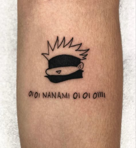 Gojo Tattoo, Gojo Anime, Small Girly Tattoos, Tattoo Anime, Manga Tattoo, Japan Tattoo Design, Small Pretty Tattoos, Kawaii Tattoo, Doodle Tattoo