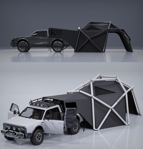 Definite Maybe: AMC x Heimplanet Inflatable Tent Camper Adventure Vehicle, Inflatable Tent, Car Tent, Tent Campers, Mens Gear, All-terrain Vehicles, Long Road, Outdoor Tent, Vw Transporter