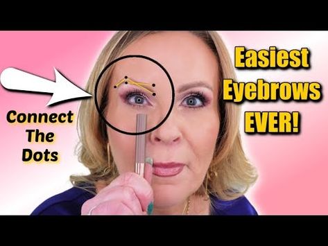 Easy Eyebrow Tutorial for Beginners & Women 40 to 65 + - YouTube How To Draw Eyebrows For Beginners, Eyebrow Tutorial For Sparse Eyebrows, Easy Eyebrows For Beginners, Fill In Sparse Eyebrows, Easy Eyebrow Tutorial, Eyebrow Tutorial For Beginners, Fake Eyebrows, Non Existent, Sparse Eyebrows