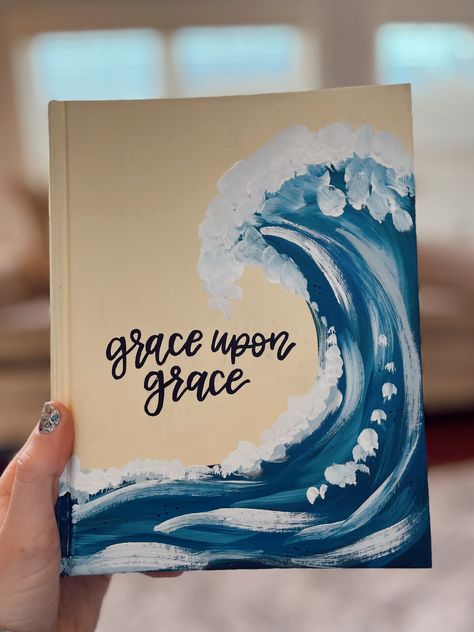 Worship Painting Ideas, Bible Verse Painting Easy, Painting Christian, Decorated Bible Cover Diy, Bible Covers Painted, Bible Verse Painting Ideas, Scripture Painting Ideas, Canvas Painting Ideas Christian, Simple Christian Paintings