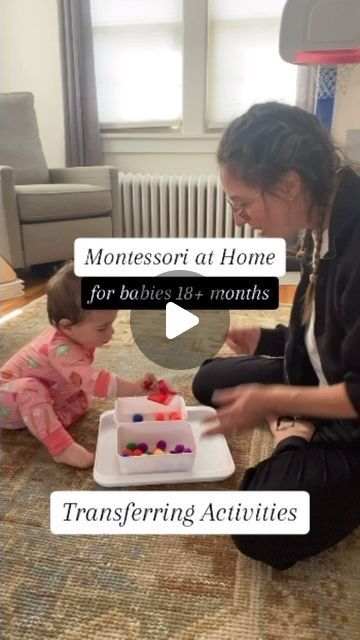 Montessori 12-18months, Baby Activities 1 Year, Montessori Baby Activities, Montessori At Home, Activities For Babies, Toddler Games, Types Of Play, Sensory Activities Toddlers, Baby Activity